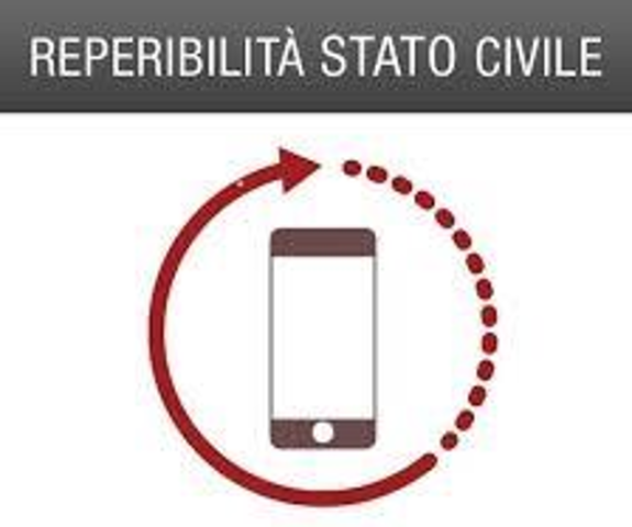 REPERIBILITA' UFFICIO STATO CIVILE PER DENUNCE DI MORTE IL 31.03.24